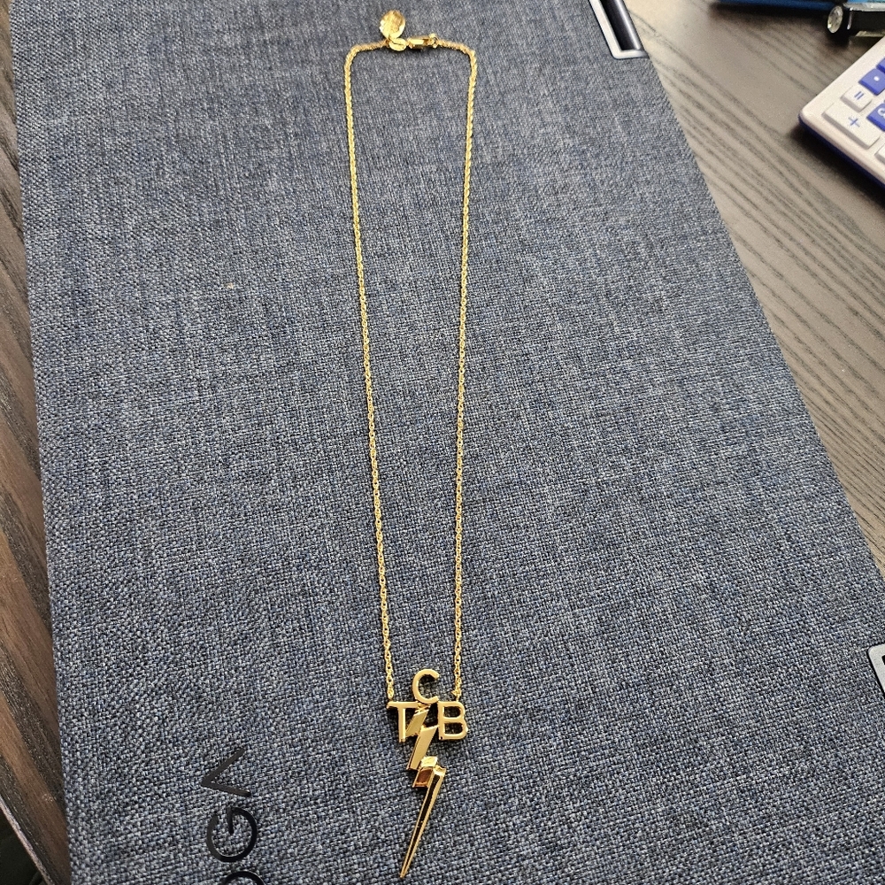 Elvis TCB necklace With Lightning Bolt